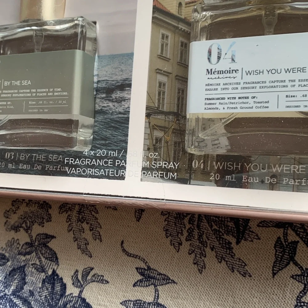 Memoire Archives Perfume Discovery Set Four Travel Size Fragrances NIB